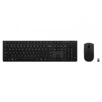 Lenovo 4X31R64357 tastiera mouse incluso Office RF Wireless + Bluetooth QWERTY nordico grigio