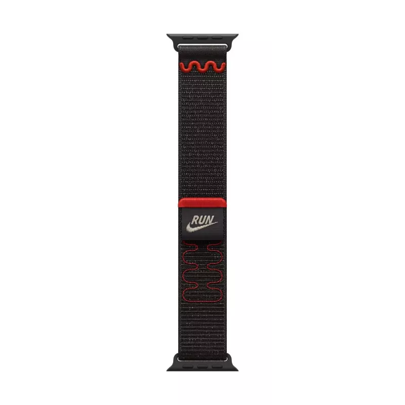 Cinturino Apple 42mm Midnight nero Nike Sport Loop nero
