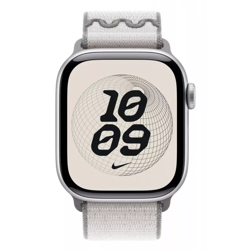 Cinturino Apple 42 mm grigio velato Nike Sport Loop grigio 130–190 mm