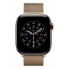 APPLE 42 mm cinturino Milanese oro