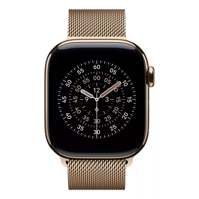 APPLE 42 mm cinturino Milanese oro