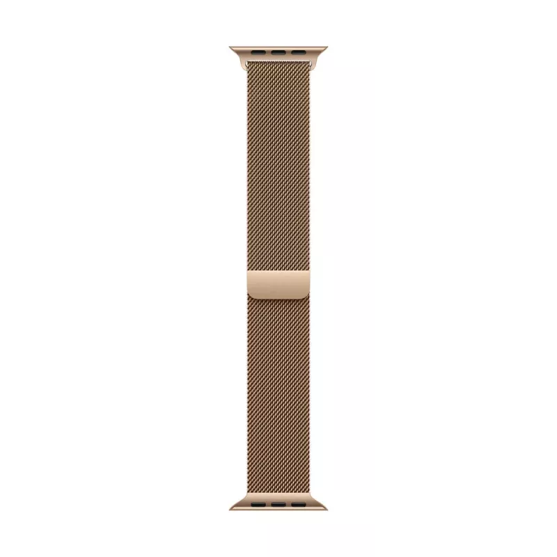 Cinturino Apple 46 mm oro Milanese Loop M/L smartwatch oro