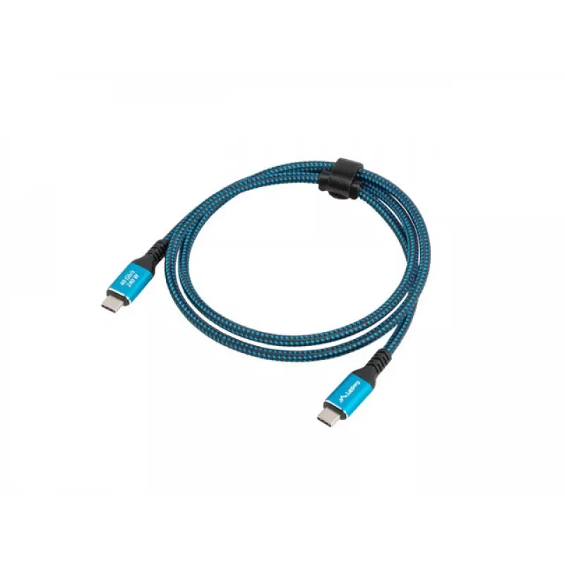 Lanberg CA-CMCM-44CU-0005-BK cavo USB-C M/M USB4 0,5 m, 240 W, 8K 60 Hz