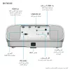 Proiettore a tiro standard Epson EH-TW7100 3000 ANSI lumen 3LCD UHD 4K (3840x2160) 3D bianco