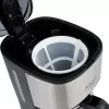 Caffettiera a filtro Adler AD 4407, 550 W, caraffa 0,7 L, argento/nero, semiautomatica