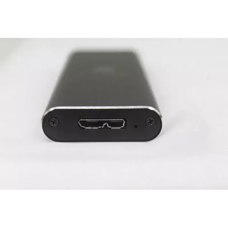 SSD Icy Box 1x mSATA SSD su USB 3.0 Host alluminio nero IB-183M2