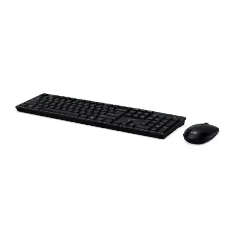 Acer GP.ACC11.03M tastiera con mouse, home office, USB, nero, grigio