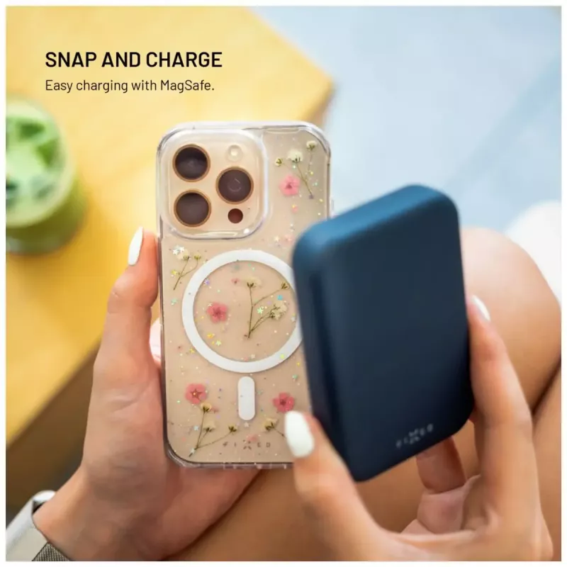 Cover posteriore FIXED MagBloom per Apple iPhone 17 Pro — TPU, Blush Plum