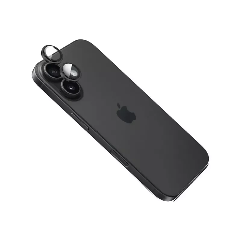 FIXED vetro fotocamera per Apple iPhone 17 — vetro nero