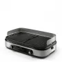Piastra grill elettrica Philips HD6222/90 2400 W nero acciaio inox