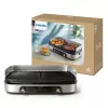 Piastra grill elettrica Philips HD6222/90 2400 W nero acciaio inox