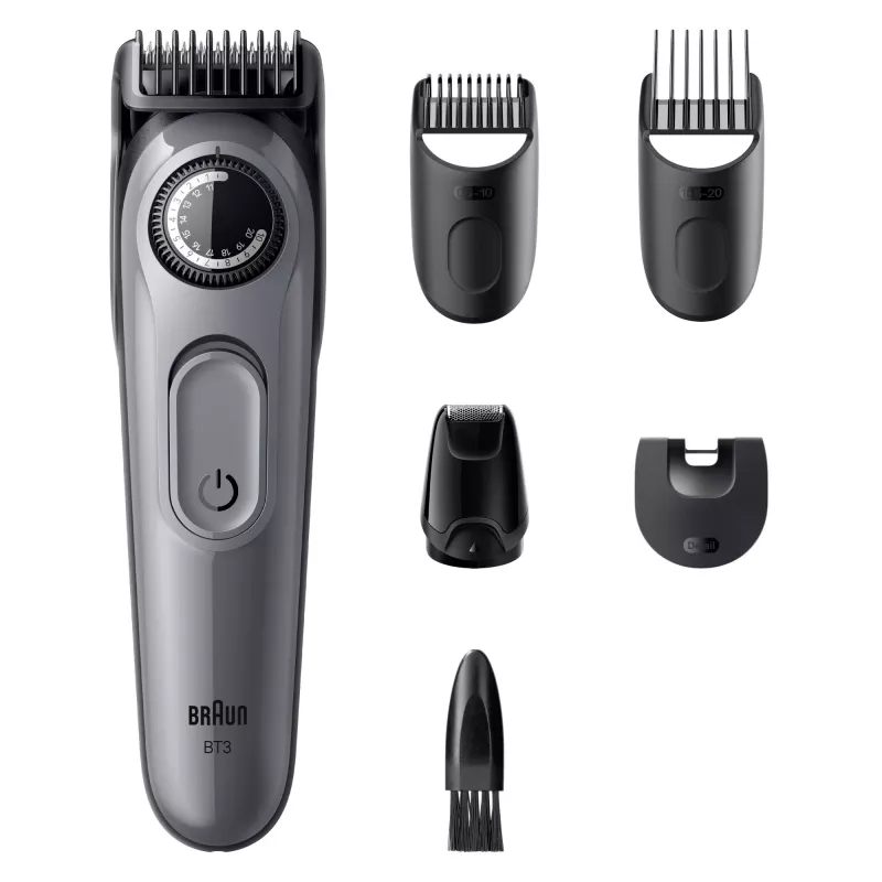 Braun BeardTrimmer 3 80789789 tagliabarba AC/batteria 20 2 cm nero
