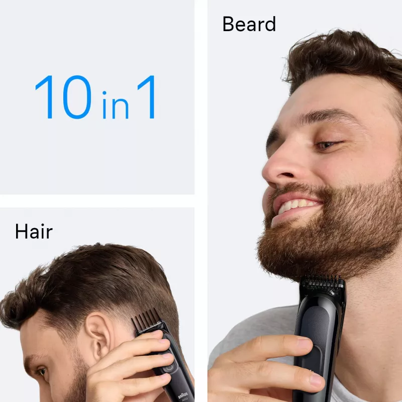 Braun AIO3560 taglia capelli/trimmer nero 14 nickel-metallo idruro (NiMH)