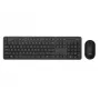 Set tastiera e mouse wireless ASUS CW100 — layout US, nero, tastiera QWERTY full-size, mouse 1600 DPI