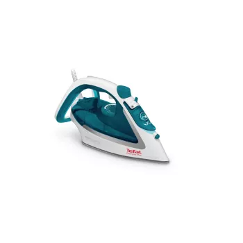 Ferro da stiro Tefal EasyGliss Plus FV5718 ferro da stiro a vapore suola Durilium 2400 W turchese, bianco