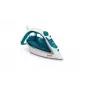 Ferro da stiro Tefal EasyGliss Plus FV5718 ferro da stiro a vapore suola Durilium 2400 W turchese, bianco
