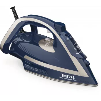 Ferro da stiro a vapore Tefal Smart Protect Plus FV6872 suola Durilium Airglide 2800 W blu
