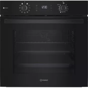 Piano cottura elettrico da incasso INDESIT IO K58HS B — 71 L, pulizia idrolitica, convezione, grill, vapore
