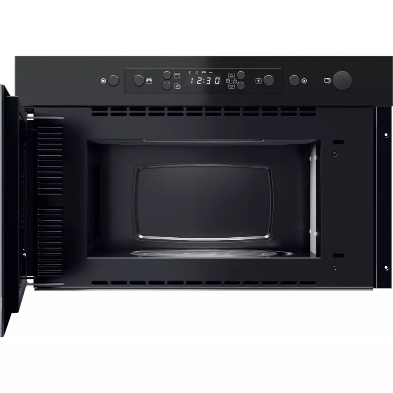 Microonde da incasso Whirlpool MBNA920B, grill, 750 W, 22 L, nero, porta push