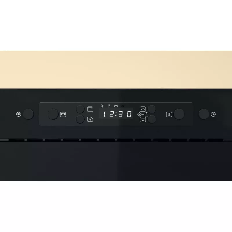Microonde da incasso Whirlpool MBNA920B, grill, 750 W, 22 L, nero, porta push