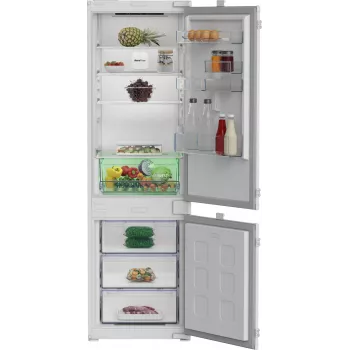 Frigorifero combinato da incasso BEKO B3BCNA294HS — volume totale 270 l, display LED, classe E, bianco