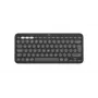 Tastiera Logitech Pebble Keys 2 K380s universale RF wireless + Bluetooth QWERTY US International grafite