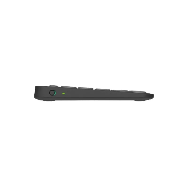 Tastiera Logitech Pebble Keys 2 K380s universale RF wireless + Bluetooth QWERTY US International grafite