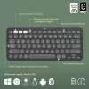 Tastiera Logitech Pebble Keys 2 K380s universale RF wireless + Bluetooth QWERTY US International grafite