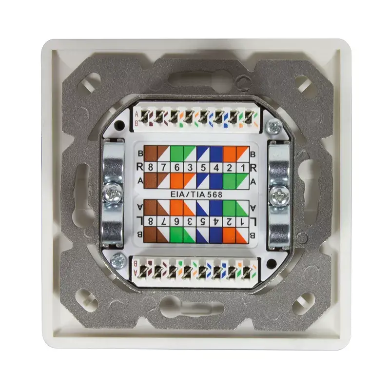 Presa di rete 2 x RJ-45 LogiLink NP0124