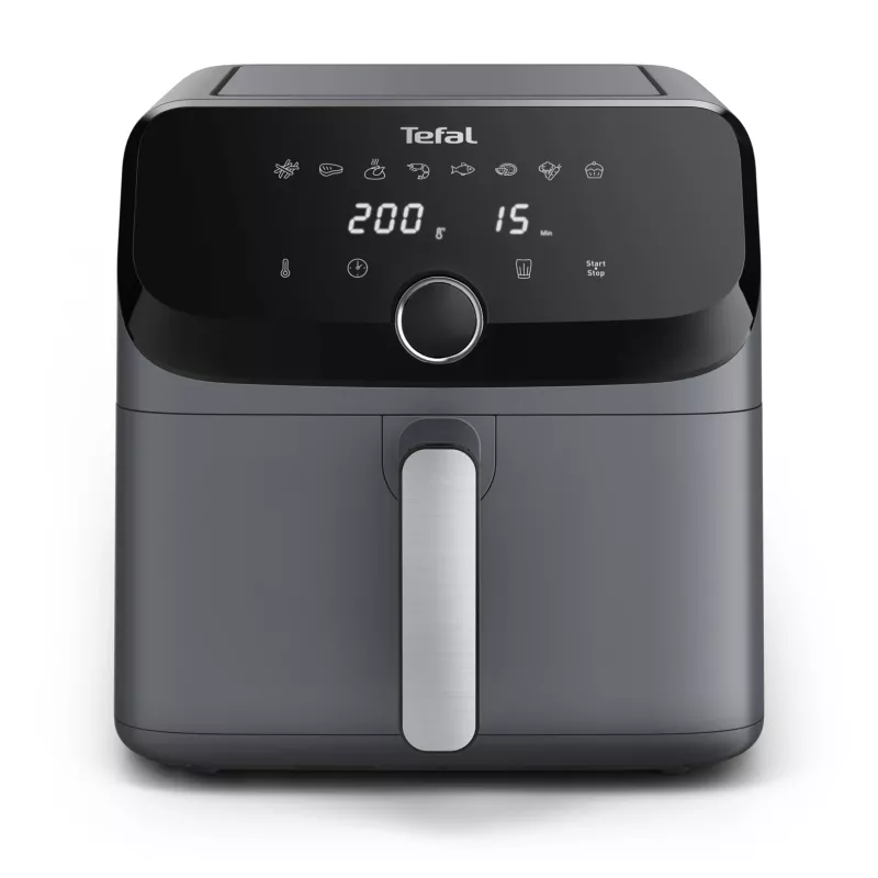 Friggitrice Tefal Easy Fry Mega EY855BE0 singola 7,5 l a sé stante 2020 W friggitrice ad aria grigio