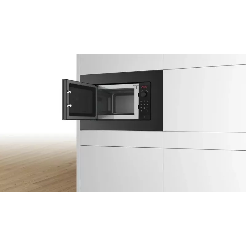 Microonde da incasso Bosch Serie 2 BFL623MB4 20 L 800 W display LED nero manopola
