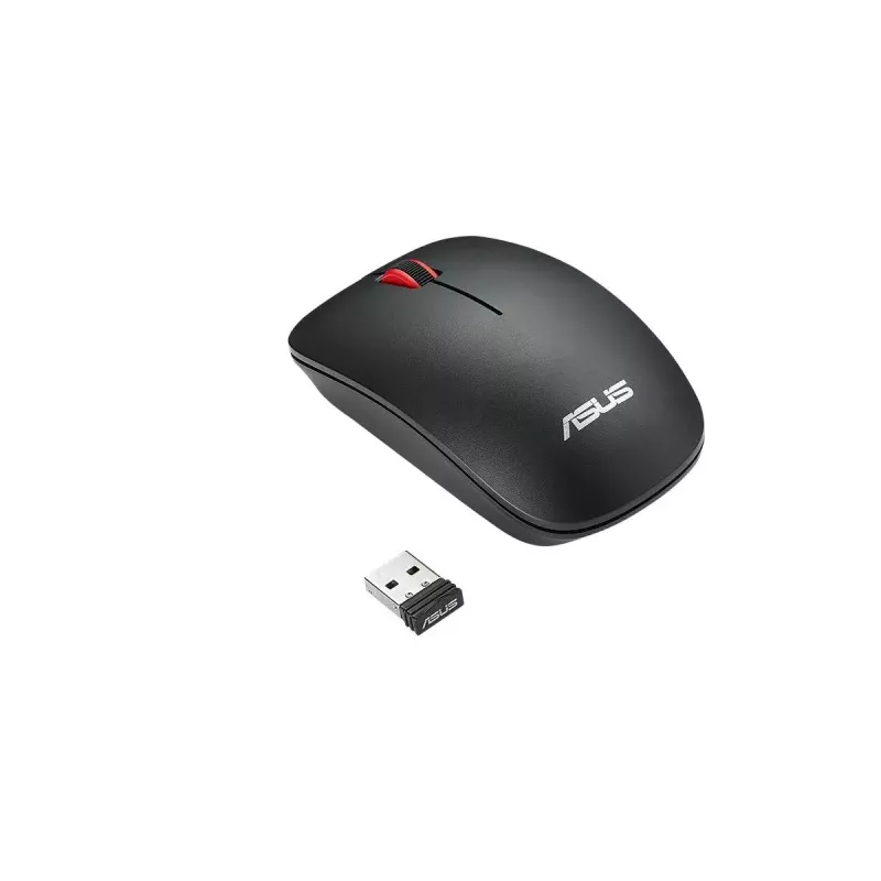 ASUS WT300 RF /BK-RD mouse ufficio ambidestro RF wireless ottico 1600 DPI