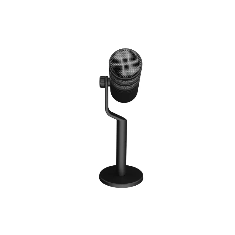 Microfono per PC con filo GENESIS Radium 350D – USB Type-A/Type-C, sensibilità -48 dB, 16–14.000 Hz, cavo 2,5 m, nero