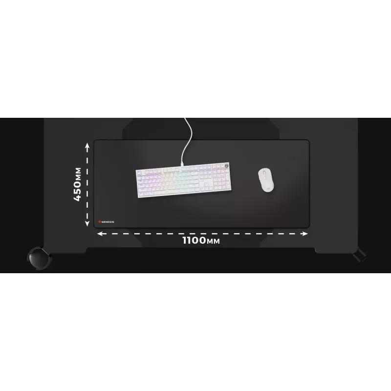 Tappetino per mouse GENESIS Carbon 500 Ultra Logo