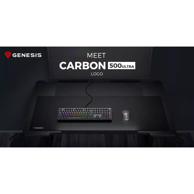 Tappetino per mouse GENESIS Carbon 500 Ultra Logo