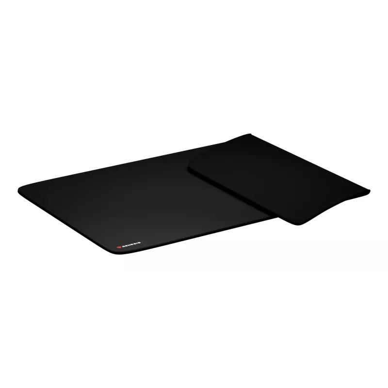 GENESIS Carbon 500 Hyper Logo, nero, monocromatico, tessuto, gomma, tappetino per mouse gaming