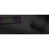 GENESIS Carbon 500 Hyper Logo, nero, monocromatico, tessuto, gomma, tappetino per mouse gaming