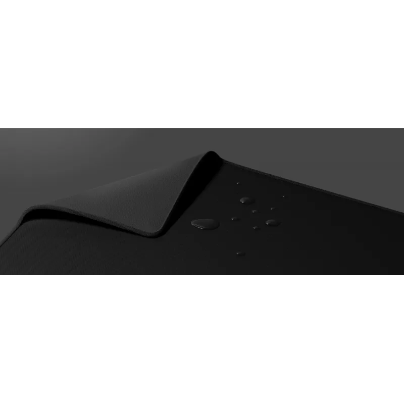 GENESIS Carbon 500 Hyper Logo, nero, monocromatico, tessuto, gomma, tappetino per mouse gaming