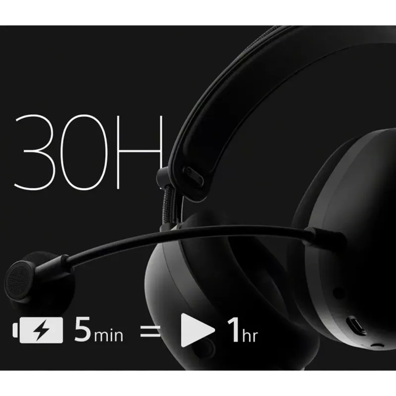 Sony Inzone H9 II headset wireless con archetto gaming USB Type-C Bluetooth nero