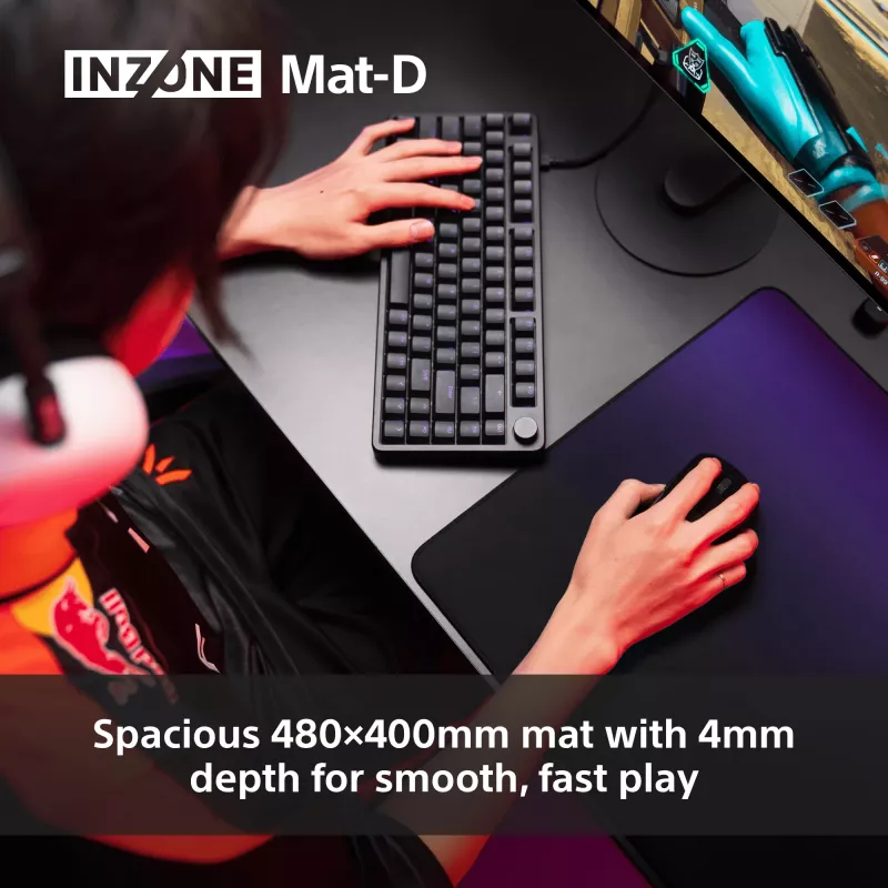 Sony INZONE Mat-D tappetino per mouse gaming nero