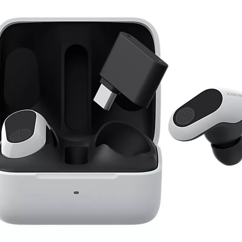 Sony Inzone Buds headset wireless in-ear gaming Bluetooth nero, bianco