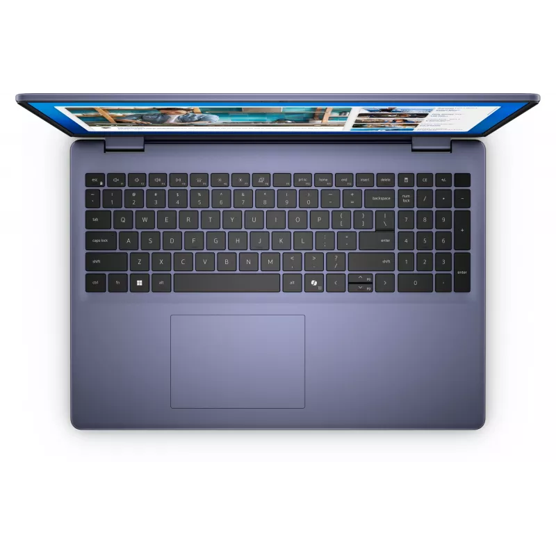 DELL DC16251 Intel Core 7 150U laptop 40,6 cm (16 inch) Full HD+ 16 GB DDR5-SDRAM 1 TB SSD NVIDIA GeForce MX570A Wi-Fi 6E (802.11ax) Ubuntu Linux UK International blu