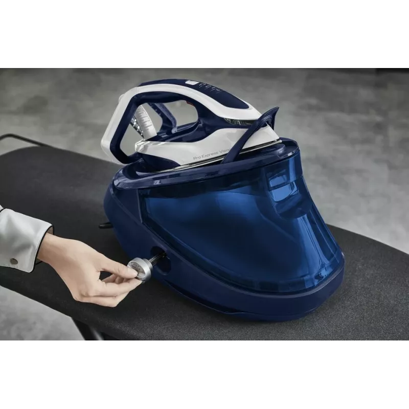 Ferro da stiro Tefal Pro Express Vision GV9812 3000 W 1,1 L suola Durilium AirGlide Autoclean blu, bianco