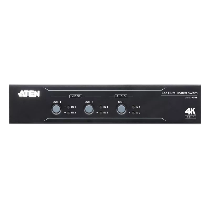 Matrice HDMI ATEN 2 x 2 True 4K con audio de-embedder