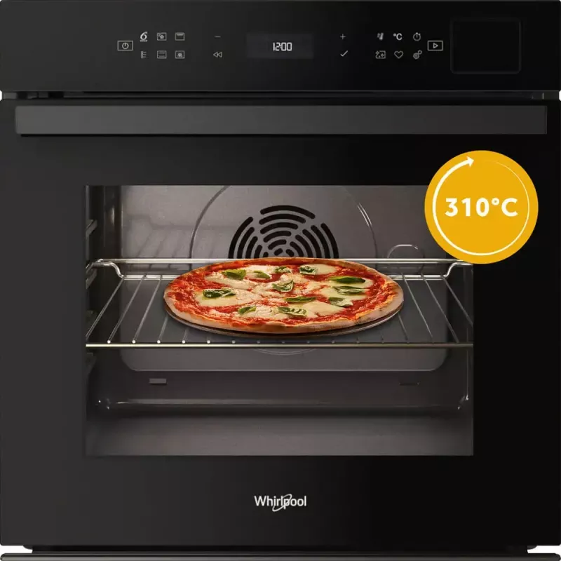 Forno da incasso Whirlpool WOI6A8FPT1SBA 73 L elettrico nero con comandi touch