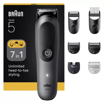 Braun 80789911 tagliacapelli/rifinitore grigio scuro 21 ioni di litio (Li-Ion)