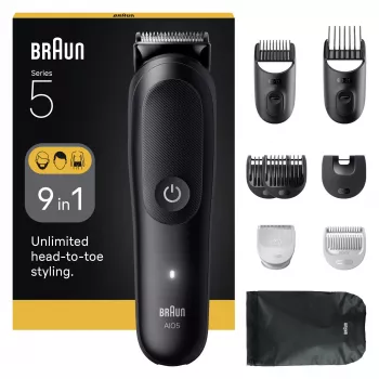 Braun 80789921 tagliacapelli/rifinitore nero 21 ioni di litio (Li-Ion)