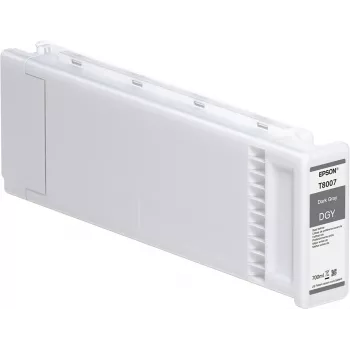 Epson confezione singola grigio scuro T800700 UltraChrome PRO 700 ml, grigio scuro, inchiostro a pigmenti, 700 ml, 1 pz.