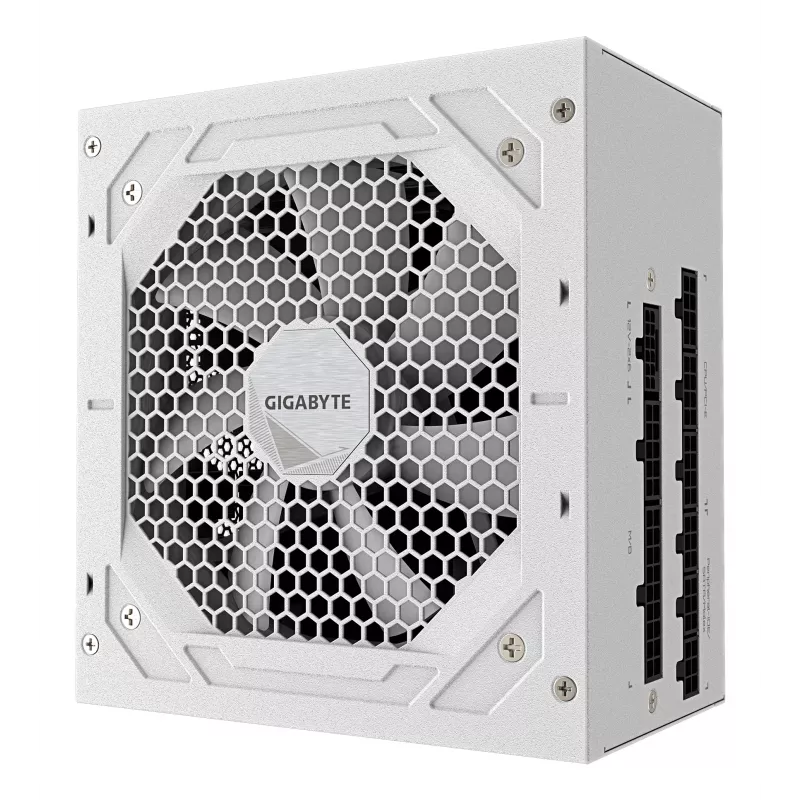 Alimentatore GIGABYTE UD1000GM PG5 V2 1000W ATX 3.1 completamente modulare 80 PLUS Gold bianco