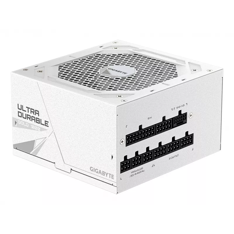 Alimentatore GIGABYTE UD1000GM PG5 V2 1000W ATX 3.1 completamente modulare 80 PLUS Gold bianco